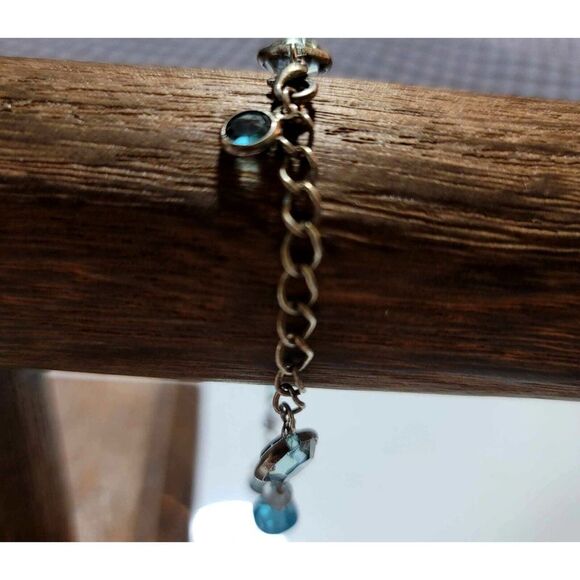 Madison and MAX Bracelet and Earrings Set Blues Silver 90s‎ Vintage - Picture 7 of 16